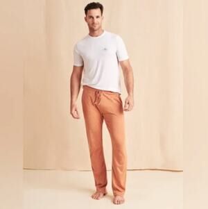 Faherty Roller Rabbit Lounge Pants Drawstring Waist Pajama Bottoms Medium